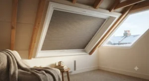 Energy-efficient thermal best skylight blinds designed to keep UK homes warm in winter.