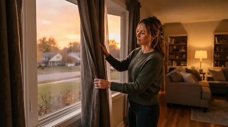 Effective blackout curtains for nursery blocking late summer evening sun for bedtime routine